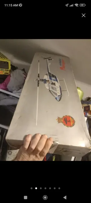 Helicóptero RC a medio terminar