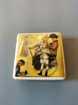 Joyero Vintage Cerámica Luarada Renoiz