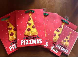 Sacchetti Natale Legami Pizza Merry Pizzmas