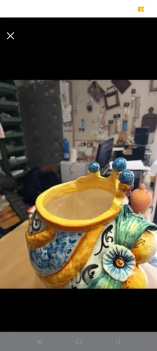 Testa di Moro Ceramica H 53 cm Caltagirone