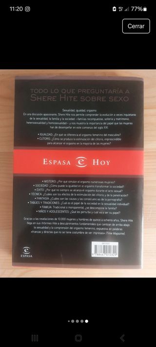 Libros de Shere Hite