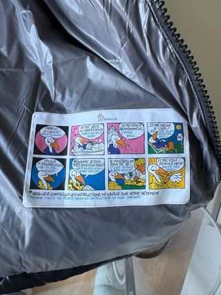 Plumífero tipo Moncler Negro