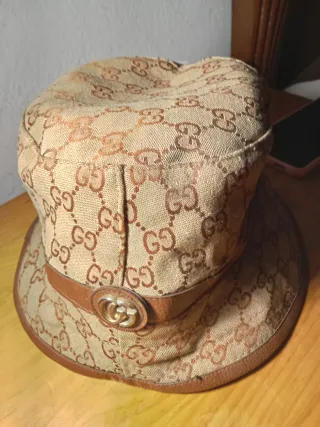 Gorra Gucci Beige y Marrón