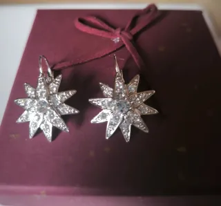 Pendientes Estrella Sissi Emperatriz.