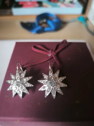 Pendientes Estrella Sissi Emperatriz.