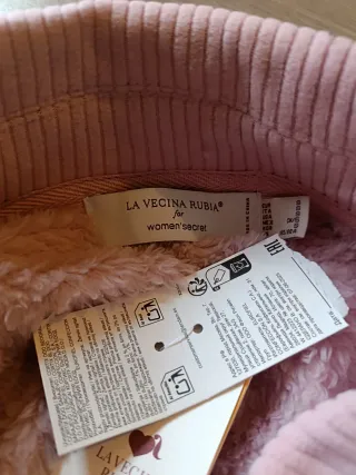 Chaqueta rosa peluche