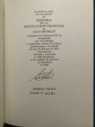 Historia de la Revolución Francesa 6 tomos