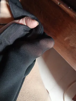 Collant termico effetto velato interno felpato