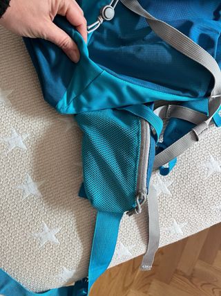 Mochila senderismo Quechua 30L azul