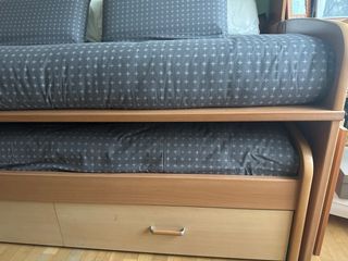 Cama nido madera y colchones