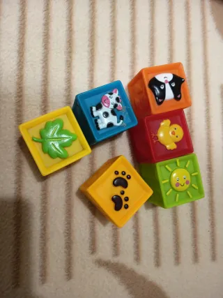 Bloques de goma para bebé