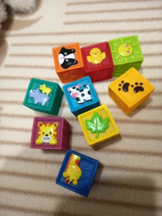 Bloques de goma para bebé