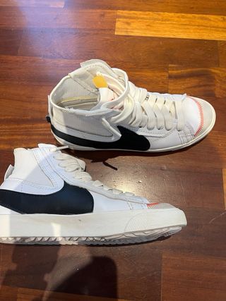 Nike Blazers Blancas y Negras Talla 41