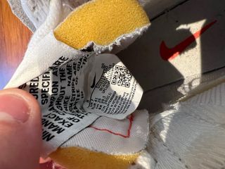 Nike Blazers Blancas y Negras Talla 41