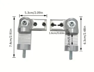 Acoples Estriberas Aluminio CNC