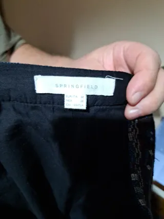 Falda corta estampada