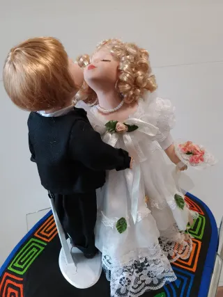Pareja Novios Porcelana