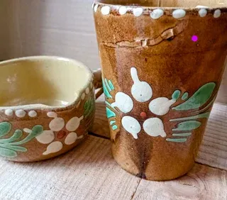 Set ceramica Alsazia France "Souffleheim" '70