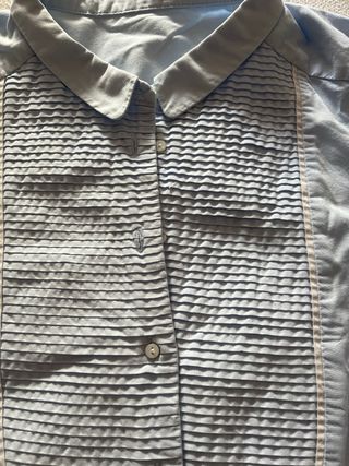 Blusa azul claro mujer