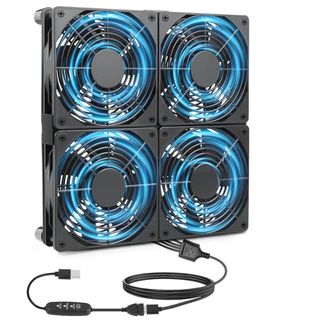 510 - Ventilatore USB 120mm 5V PC Fan ZAKVO