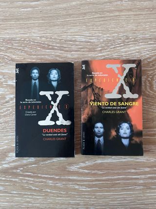 2 Libros Expediente X años 90