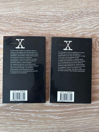 2 Libros Expediente X años 90