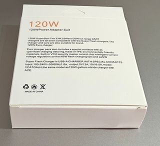 Caricabatterie 120W Xiaomi POCO Redmi compatibile con cavo