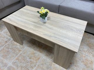 Mesa de centro elevable madera nueva
