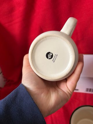 Set 2 tazze Milk stile vintage