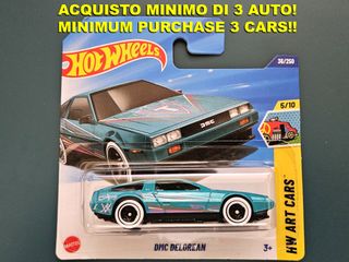 Hot Wheels DMC Delorean Art Cars