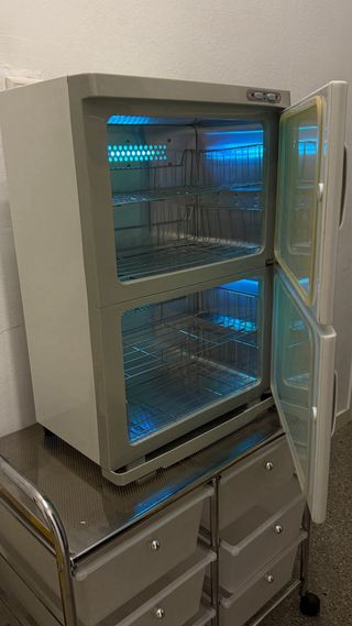 Armario Calentador de Toallas UV 50L Blanco