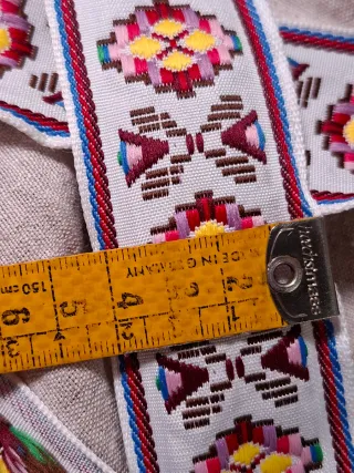 Cinta bordada étnica 2m