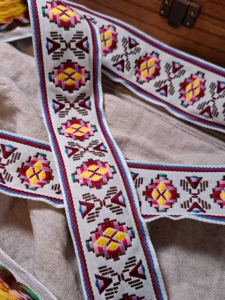 Cinta bordada étnica 2m