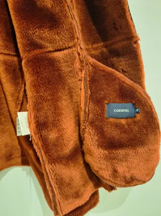 Chaquetón antelina rojo