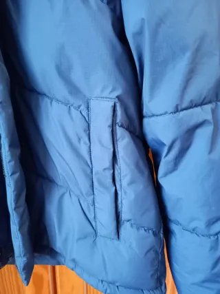 Abrigo impermeable hombre azul