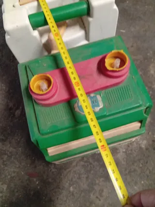 Camión de basura de juguete verde