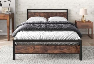 Estructura Cama 140x190 Metal con Cabecero. NUEVA.