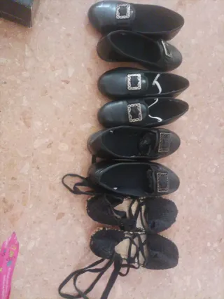 Zapatos de fallero negros