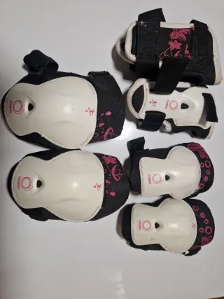 Patines+protección en línea Oxelo para niñas
