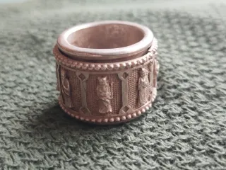 Anillo antiguo Tibetano Plata