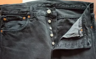 Levi's 501 Negro W33 L34