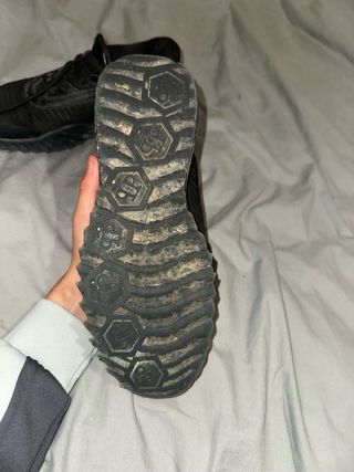 Zapatillas Philipp Plein negras y plateadas