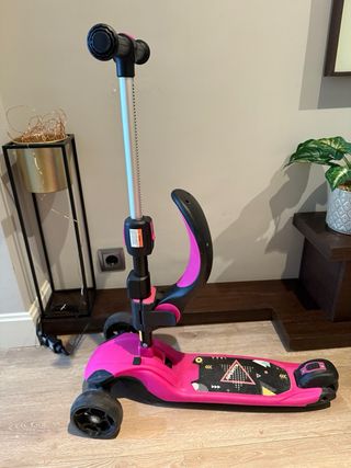 Patinete evolutivo con silla plegable