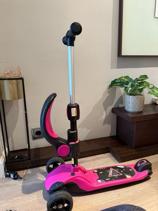 Patinete evolutivo con silla plegable