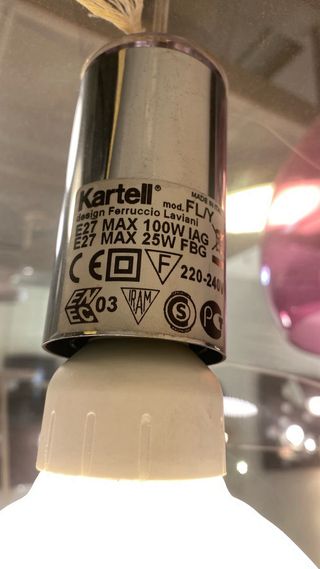 Lampada a sospensione Kartell gialla