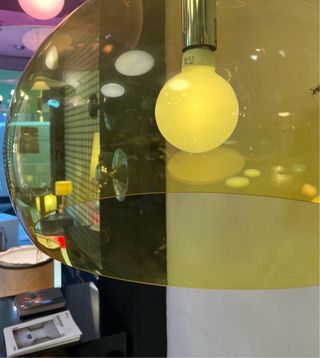 Lampada a sospensione Kartell gialla