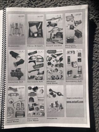 Catálogo Recambios  Rover Estanfi