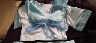 Cosplay Rem Re:Zero uniforme escolar