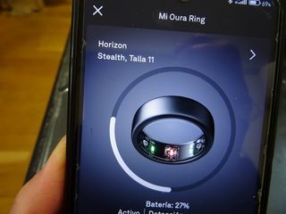 Oura Ring Horizon Stealth talla US11 generacion 3
