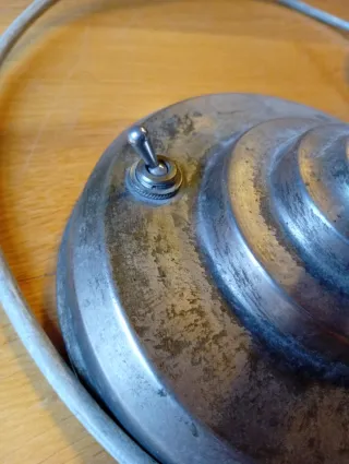 Antigua Lámpara Flexo Vintage Metal